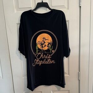 Chris Stapleton black tshirt size 3x